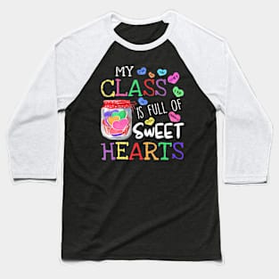 Valentines Day for Teachers Cute Valentines Teacher Baseball T-Shirt